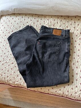 Levi's Black Baggy Dad Jean